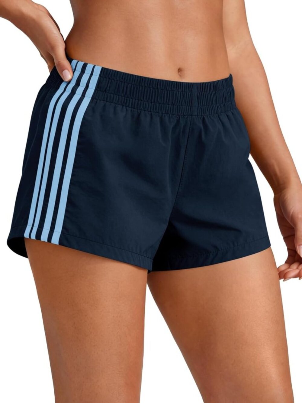 Y2K Women's Low Rise Athletic Sweat Shorts - UPF 50+ Track & Sporty Style